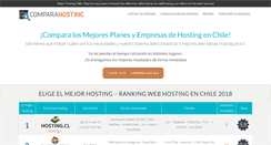 Desktop Screenshot of comparahosting.cl